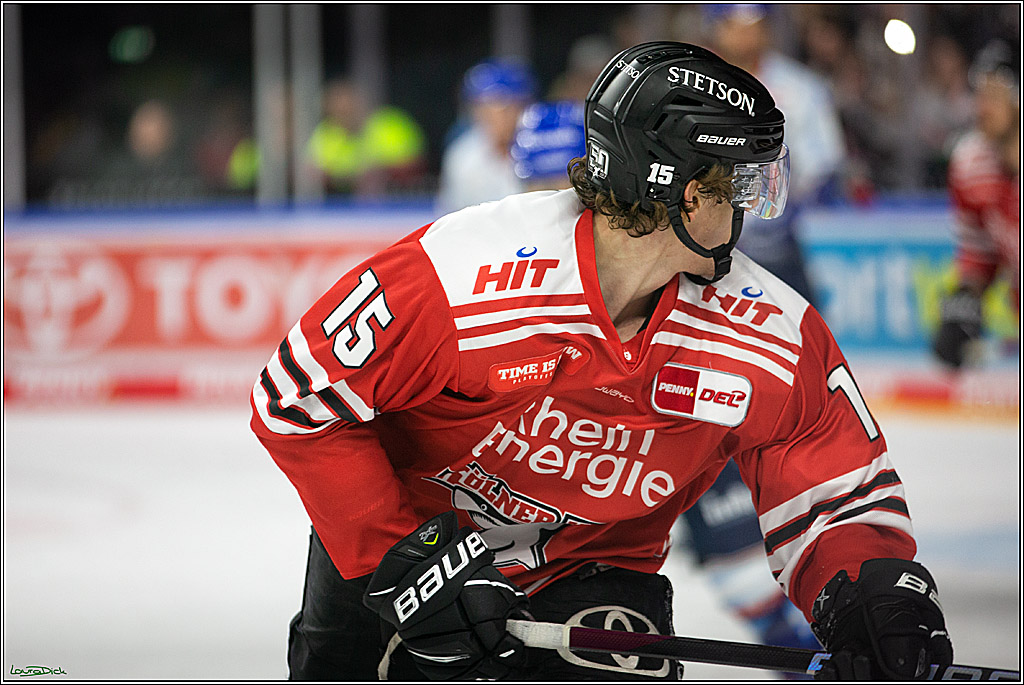 PENNY DEL; Koelner Haie-Adler Mannheim; Koeln, 21.03.2023